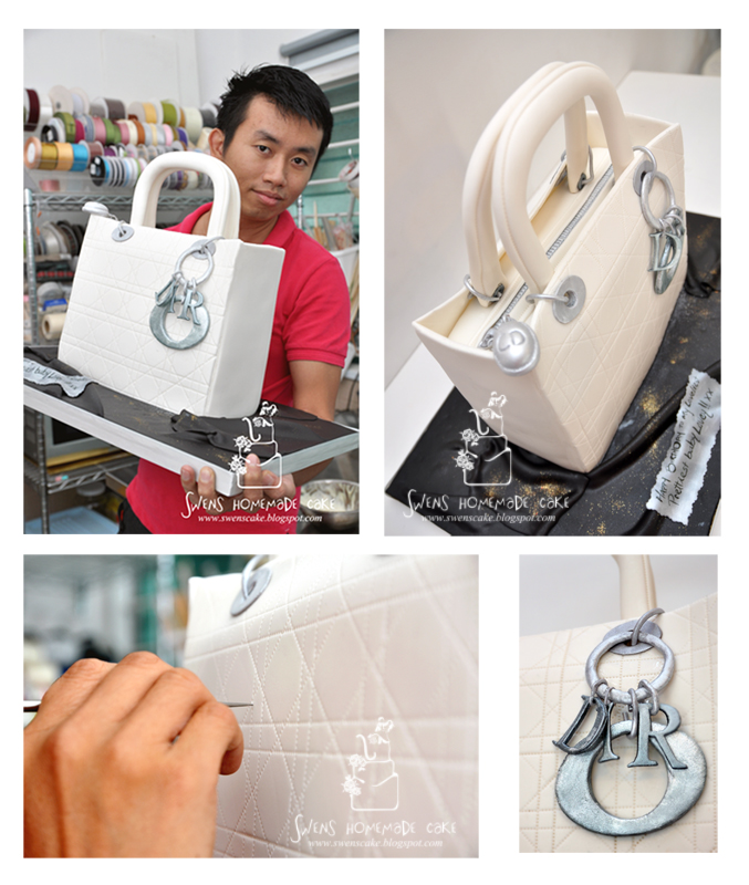 Dior Bag 3D cake Make by swens homemade cake penang facebook use